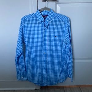 Vineyard Vines - Checkered Button Down - Small